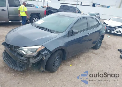 2015 Toyota Corolla Le из США, поврежденный, VIN 5YFBURHEXFP258087